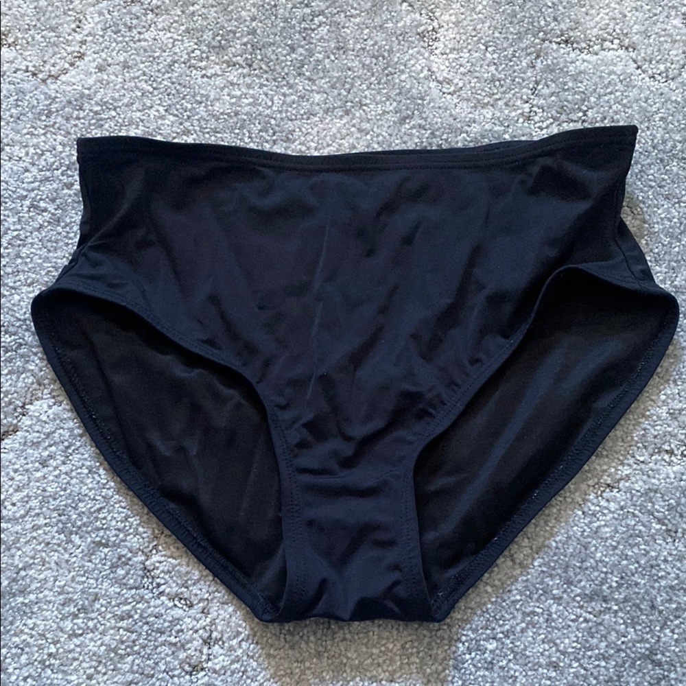 Spanx Black High-Waisted Bikini Bottom